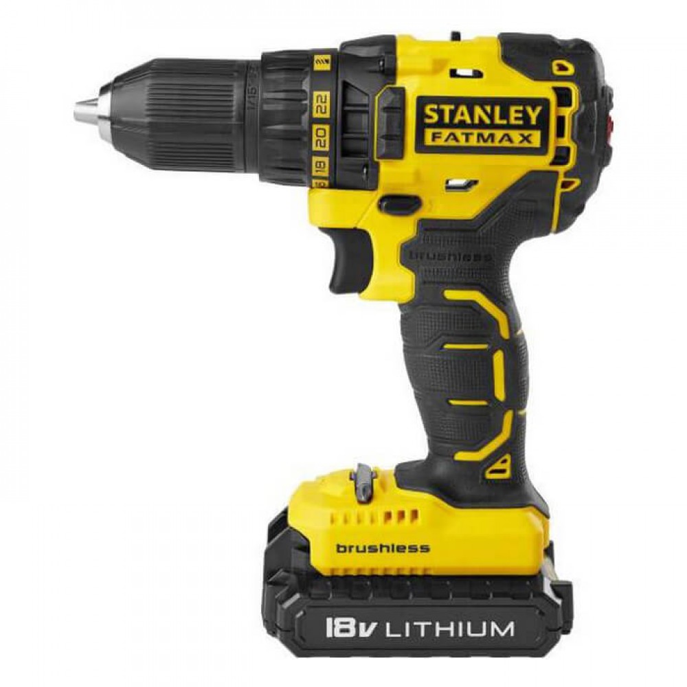 Дриль-шурупокрут акумуляторний STANLEY FatMax STANLEY FATMAX FMC608C2K Дриль-шурупокрут акумуляторний STANLEY FatMax STANLEY FATMAX FMC608C2K