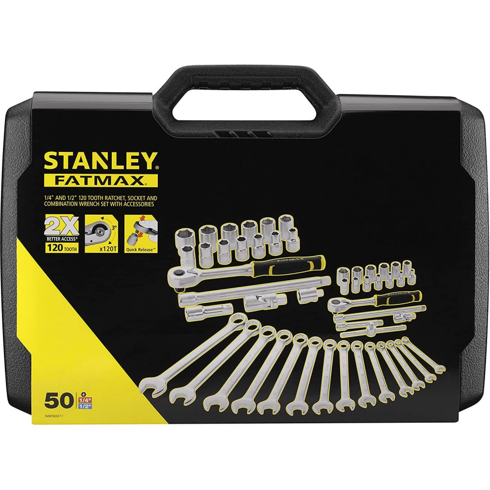 Набір інструментів FatMax універсальний, 50 предметів STANLEY FMMT82827-1 Набір інструментів FatMax універсальний, 50 предметів STANLEY FMMT82827-1