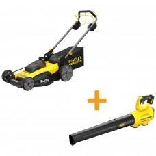 Газонокосарка самохідна акумуляторна безщіткова STANLEY FATMAX SFMCMWS251M+SFMCBL7M1