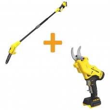 Висоторіз акумуляторний зі штангою STANLEY FATMAX SFMCPS620M1+SFMCPP32B