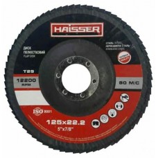 Круг пелюстковий Haisser конічний 125х22.2, P40, Т29 (97095)