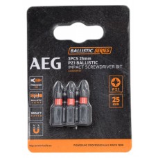 Біта ударна AEG AAK252PZ1, PZ1, 25 мм, 3 шт. (4932479170)