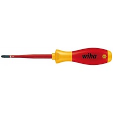 Викрутка діелектрична Wiha Soft Finish electric slim Fix VDE PZ2х100 мм (W35396)