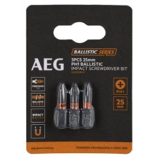 Біта ударна AEG AAK253PH1, PH1, 25 мм, 3 шт. (4932479167)