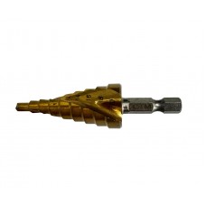 Свердло ступінчасте GTM HSS TiN 4-20мм, 9 ступенів