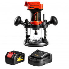 Фрезер акумуляторний безщітковий GTM R18/55BL + АКБ і ЗП (R18/55BL_KIT)