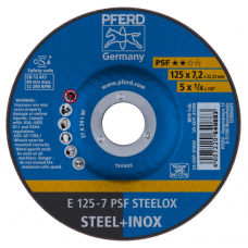 Круг зачисний Pferd 125x7,2x22 нержавіюча сталь