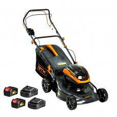 Газонокосарка акумуляторна GTM BLM48-SP+2 АКБ і ЗП (BLM48-SP_KIT)