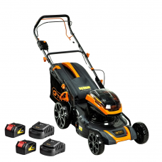 Газонокосарка акумуляторна GTM BLM48H-SP+2 АКБ і ЗП (BLM48H-SP_KIT)