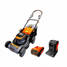 Газонокосарка акумуляторна GTM LM56/480SP-V KIT самохідна 56В + АКБ і ЗП (LM56/480SP-V_KIT)