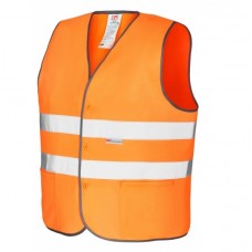 Жилет сигнальний Vulkan Помаранчевий розмір XXL нейлон із відбивачами