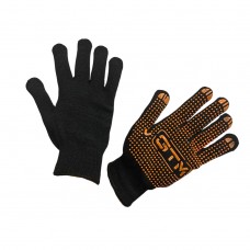 Рукавички робочі GTM 8511, чорні, ПВХ крапки (XL)