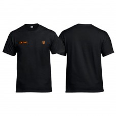 Футболка бавовняна GTM чорна р.M