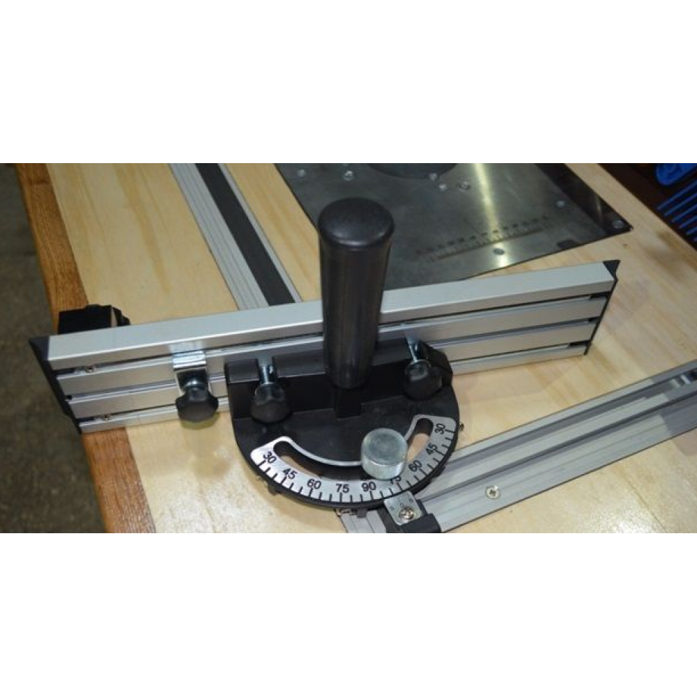 Кутовий упор із напрямною по Т-подібному пазу 19 мм JET 60630T Кутовий упор із напрямною по Т-подібному пазу 19 мм JET 60630T