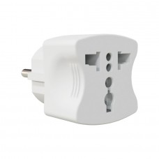 Мережевий адаптер VIROK 10А/250В універсальний ( UK US AU )