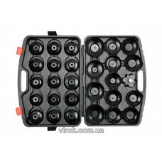 Набір торцевих ключів для монтажу оливного фільтру YATO 3/8" 10 мм 30 шт