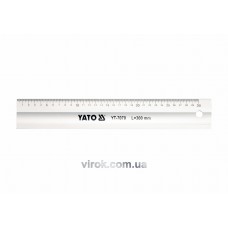 Лінійка алюмінієва YATO 300 мм