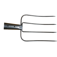 Вила ,молоткове пофарбування , 4 зубці без держака