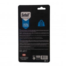 Герметик гібридний (монтажний клей) SELSIL прозорий V= 50 мл 20V245