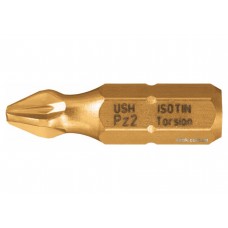 Насадка викруткова з титановим покриттям USH 1/4" хрестова PZ2 х 25 мм 10 шт