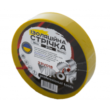 Стрічка ізоляційна VIROK : 18 мм 20м (18мкм) ЖОВТА [13/117]