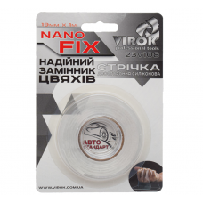 Стрічка 2-стороння силіконова Nano Fix: 19 мм х 1 м