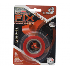 Стрічка 2-стороння плівкова Moment Fix: 15 мм х 5 м