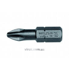 Насадка викруткова YATO 1/4" хрестова PH2 х 25 мм 50 шт