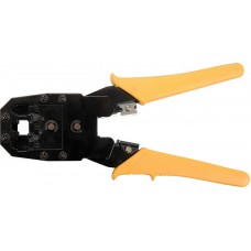 Кліщі для затискання телефонних і мережевих штепселів VOREL: L= 195 мм, RJ45 RJ10 RJ11