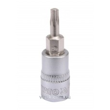 Головка торцева з насадкою викрутковою TORX YATO 1/4" Т15 х 37 мм