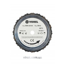 Круг ланцюговий по дереву VOREL для болгарки Ø=230 мм