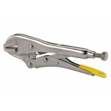 Кліщі зажимні STANLEY з фіксатором і прямими губками l=190 мм