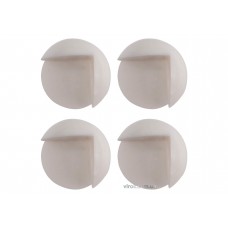 Накладка захисна VOREL кульова, для кутів меблів, Набір 4 шт.