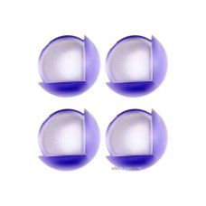 Накладка захисна VOREL кульова, для кутів меблів, Синій колір, Набір 4 шт.