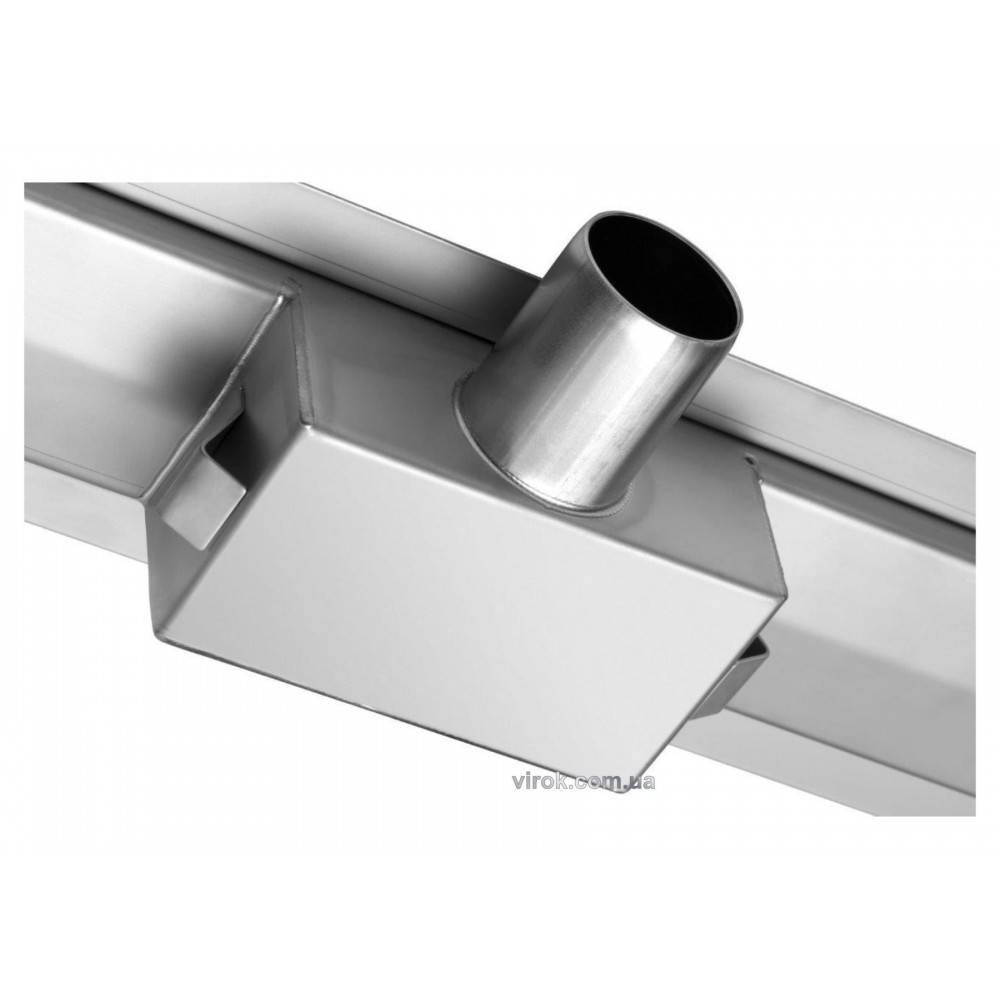 Трап підлоговий для душу FALA "MADEIRA" з нержавіючої сталі 60 х 7 х 5.2 см Трап підлоговий для душу FALA "MADEIRA" з нержавіючої сталі 60 х 7 х 5.2 см