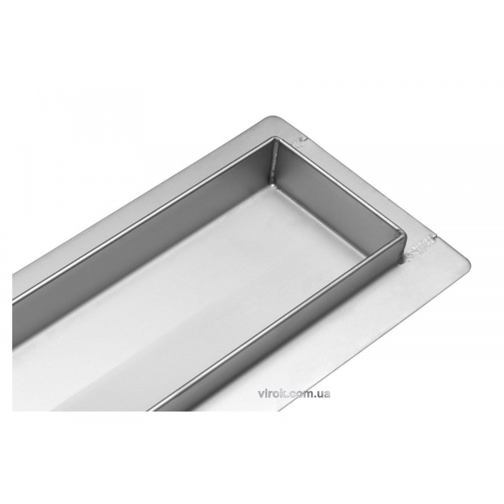 Трап підлоговий для душу FALA "NAPO" з нержавіючої сталі 60 х 7 х 5.2 см Трап підлоговий для душу FALA "NAPO" з нержавіючої сталі 60 х 7 х 5.2 см