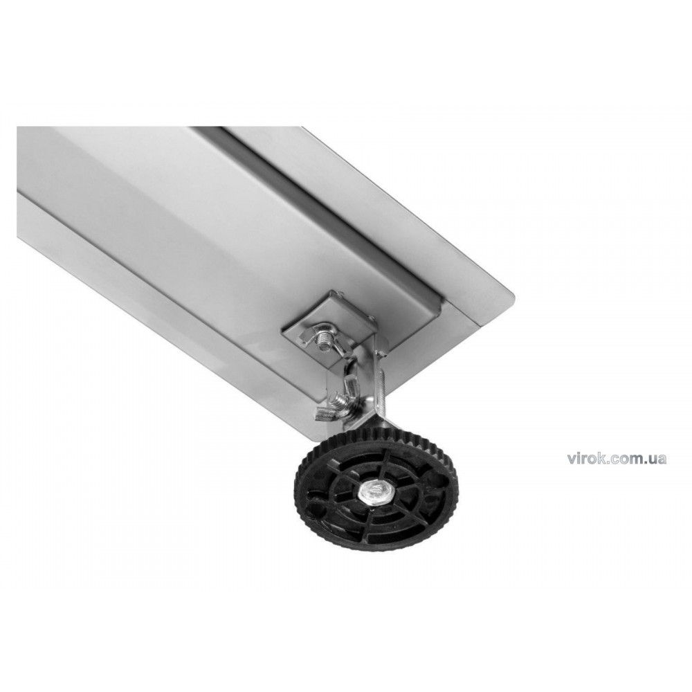 Трап підлоговий для душу FALA "WHITE GLASS" з нержавіючої сталі 70 х 7 х 7 см Трап підлоговий для душу FALA "WHITE GLASS" з нержавіючої сталі 70 х 7 х 7 см