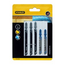 Набір полотен для електролобзика STANLEY хвост Т 5 шт
