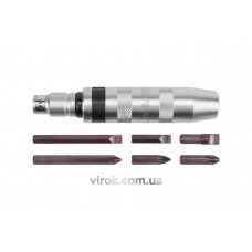 Викрутка-тримач ударна YATO з насадками 5/16" і 1/2" 6 шт