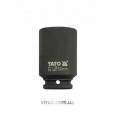 Головка торцева ударна шестигранна YATO 3/4" М38 х 90 мм