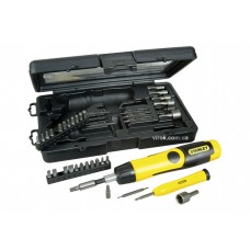 Викрутка STANLEY "Pistol Grip Ratchet" з насадками 38 шт
