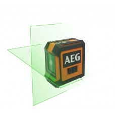 Нівелір лазерний з облад. AEG; дальність- 20 м, точність- 0,4 мм/1м, гориз. і вертик. зелені промені
