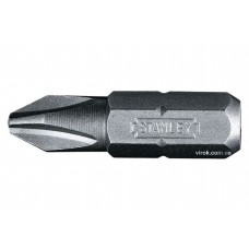 Насадка викруткова STANLEY 1/4" хрестова PH1 х 25 мм 25 шт