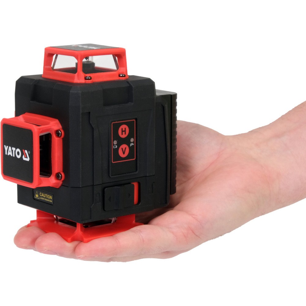 Рівень лазерний на 4-площини зелен пром YATO YT-30417 Рівень лазерний на 4-площини зелен пром YATO YT-30417