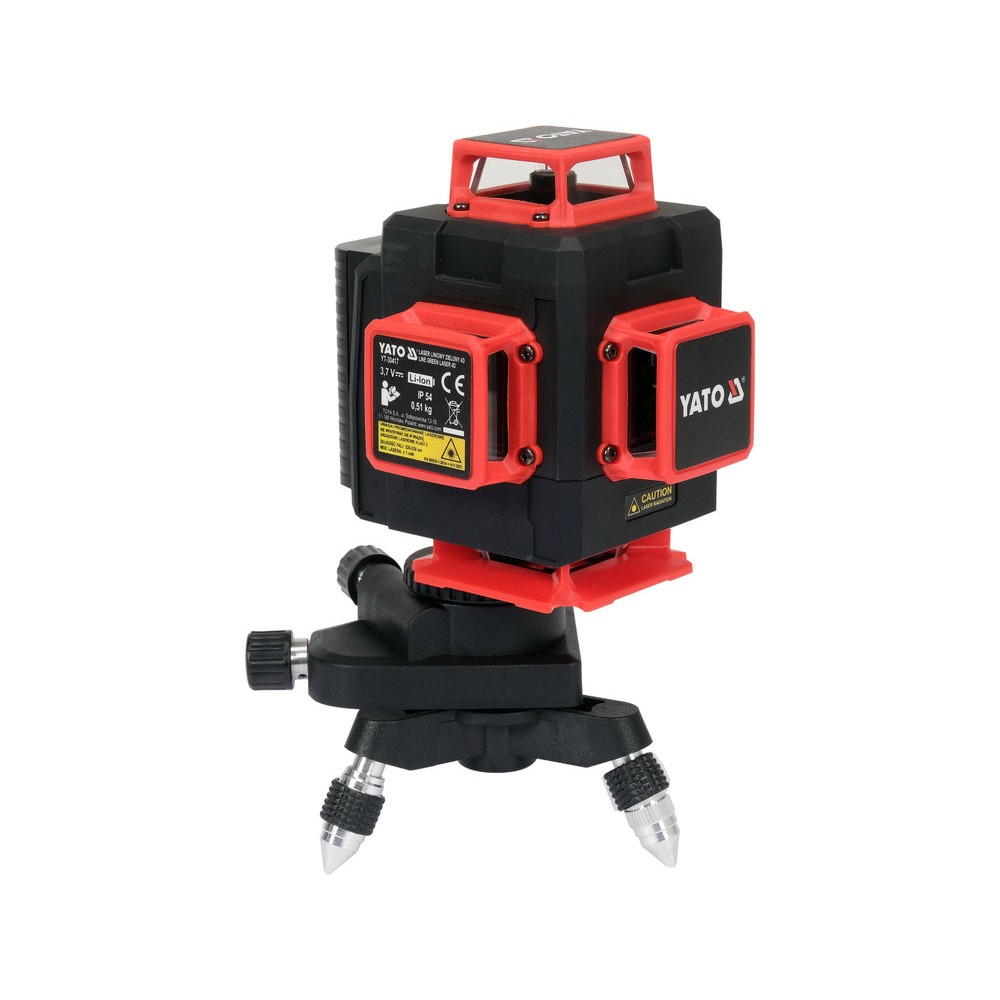 Рівень лазерний на 4-площини зелен пром YATO YT-30417 Рівень лазерний на 4-площини зелен пром YATO YT-30417