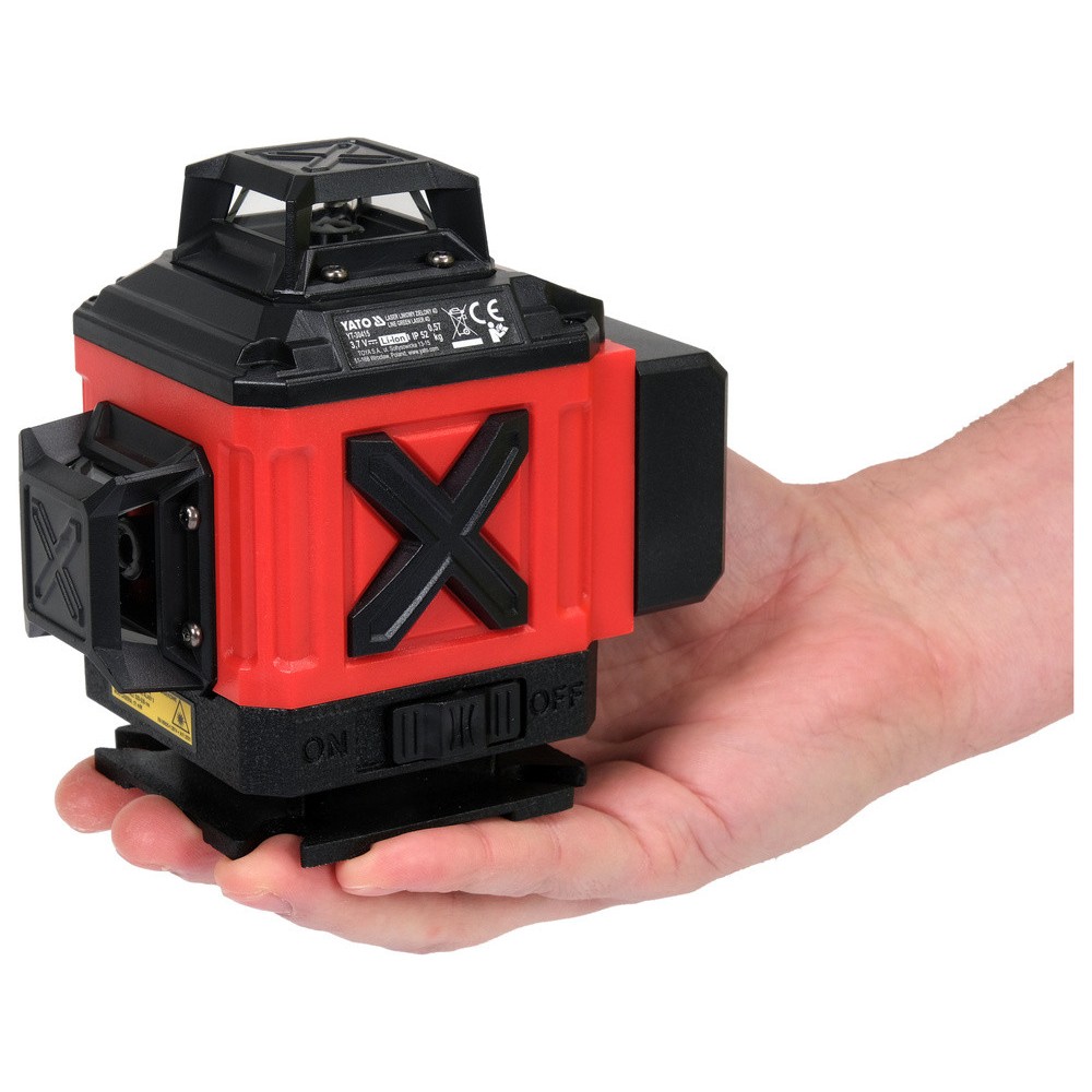 Рівень лазерний на 4-площини зелен пром YATO YT-30415 Рівень лазерний на 4-площини зелен пром YATO YT-30415