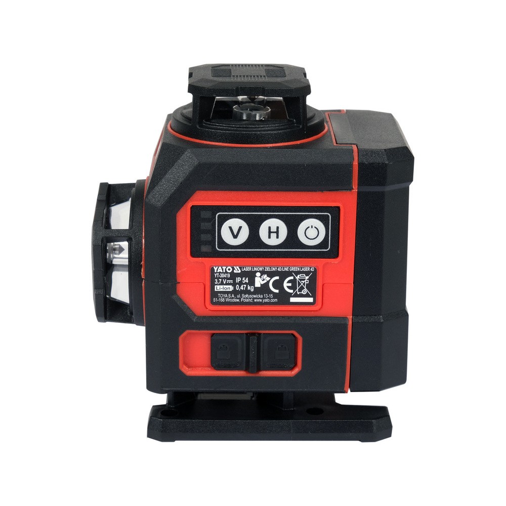 Рівень лазерний на 4-площини зелен пром YATO YT-30419 Рівень лазерний на 4-площини зелен пром YATO YT-30419
