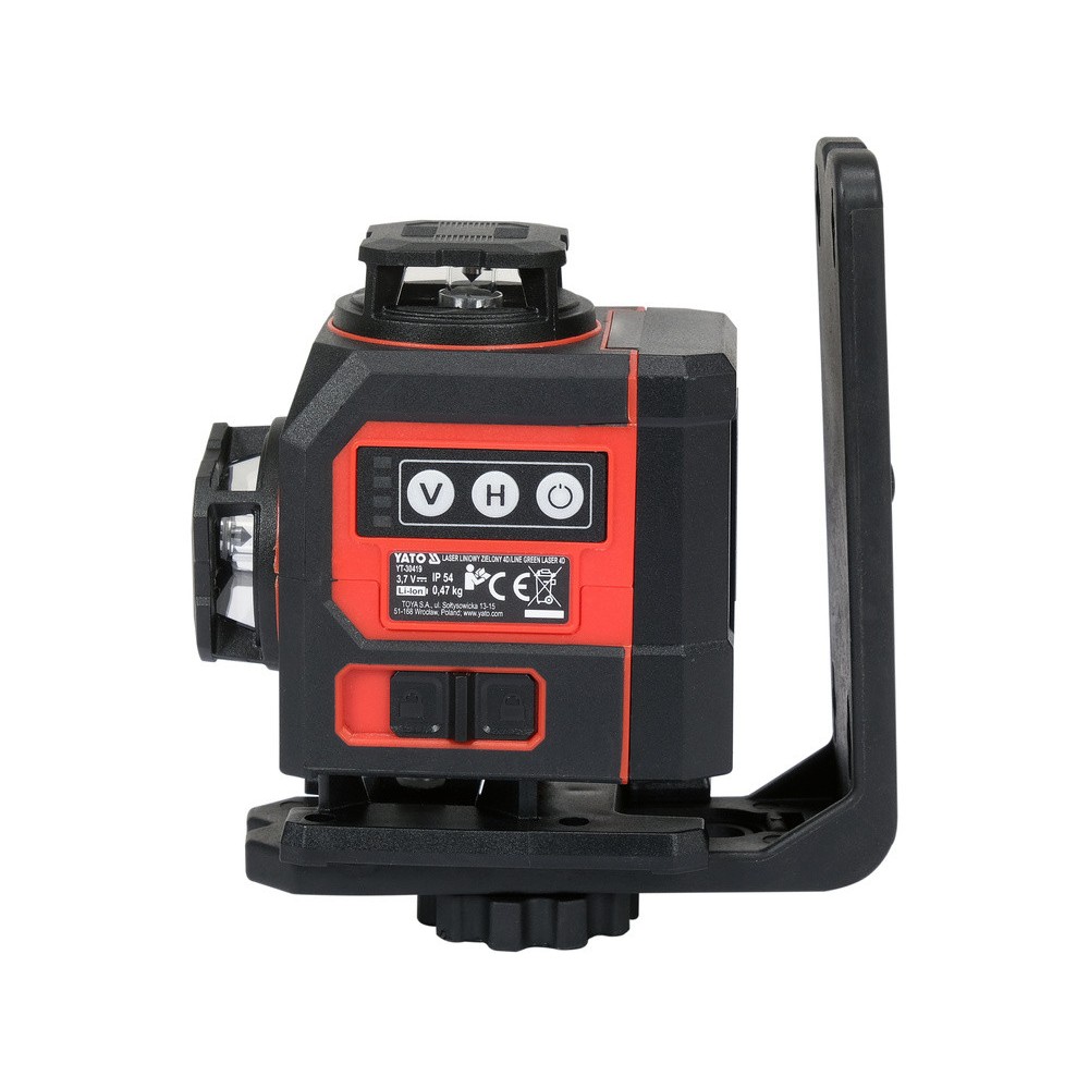 Рівень лазерний на 4-площини зелен пром YATO YT-30419 Рівень лазерний на 4-площини зелен пром YATO YT-30419
