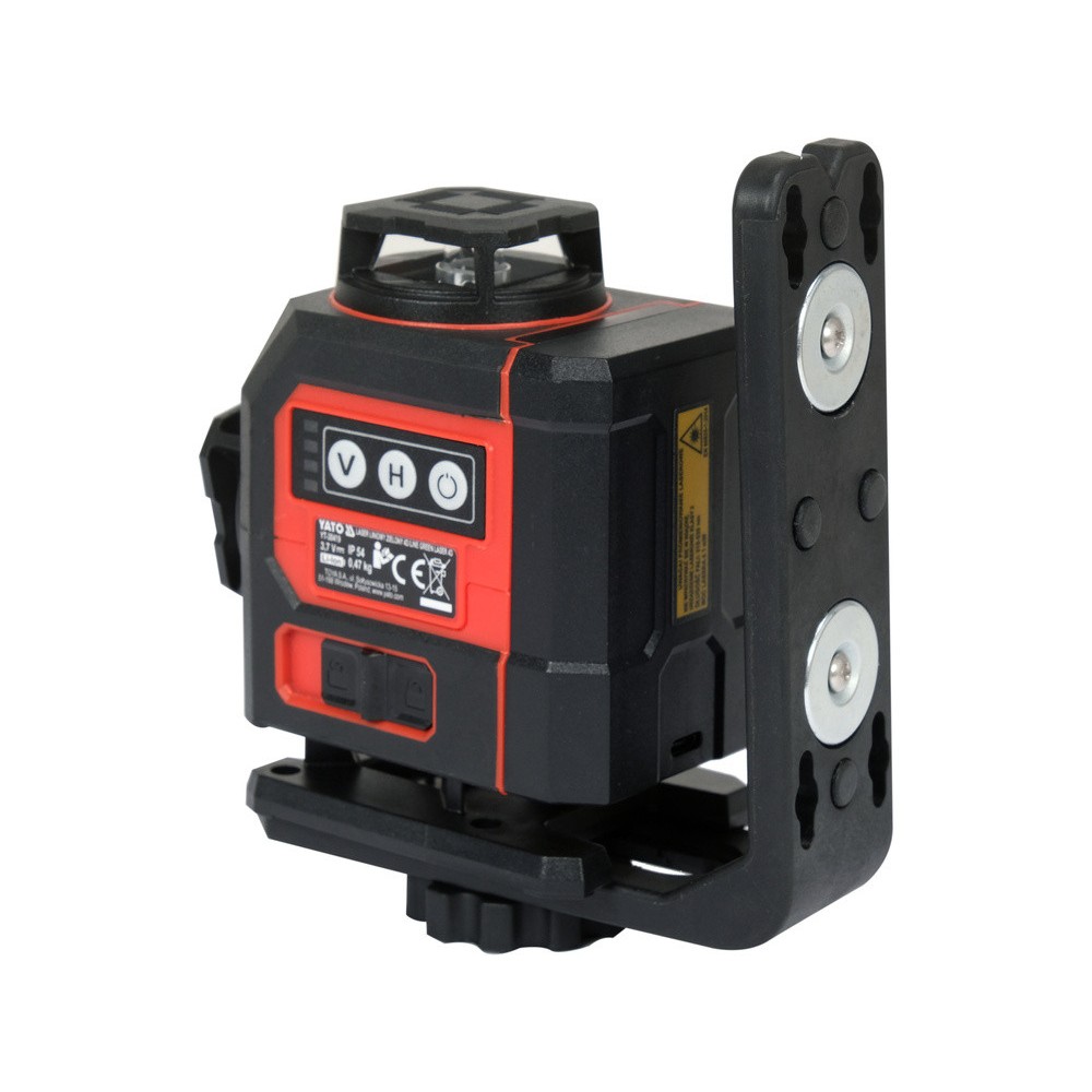 Рівень лазерний на 4-площини зелен пром YATO YT-30419 Рівень лазерний на 4-площини зелен пром YATO YT-30419