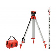 Нівелір опт авто-налаш. з штатив і рейк YATO об'єкт Ø= 38мм, крат- 32Х радіус- 1-55 м, точн- 1мм/30м